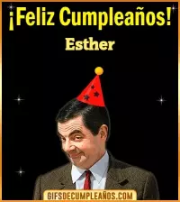 GIF Feliz Cumpleaños Meme Esther